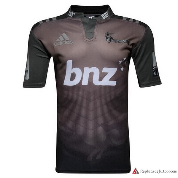 Camiseta Crusaders Segunda equipación 2017-2018 Negro Rugby